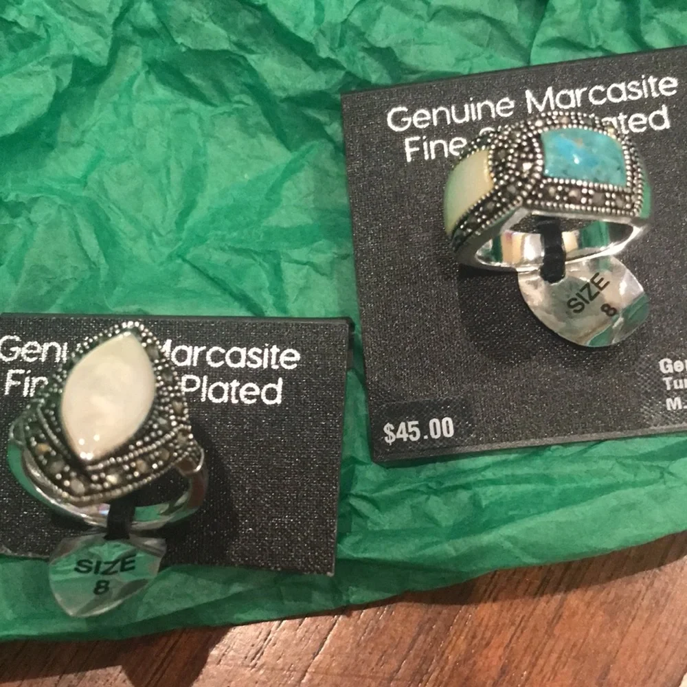 Two ring silver plated - Picture 2 of 2